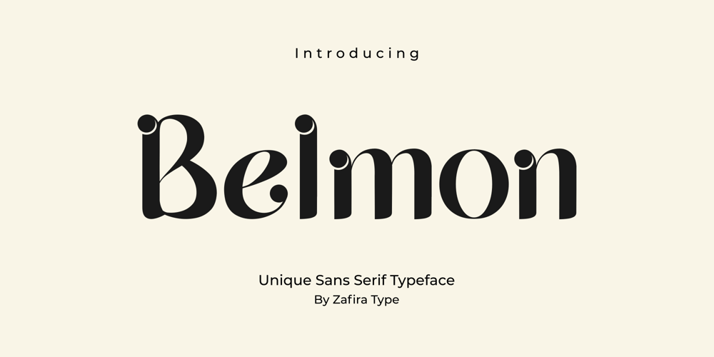 Belmon font