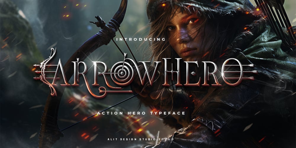 Arrow Hero font