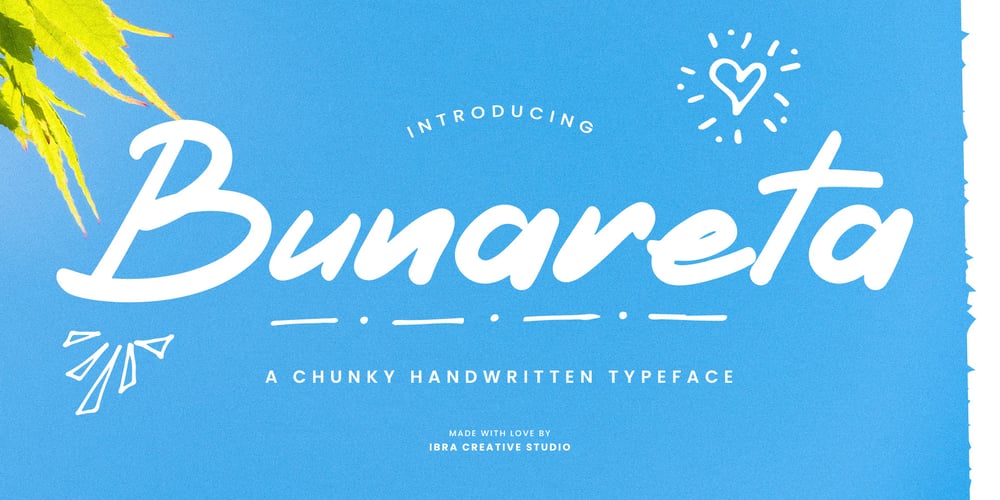 Bunareta font