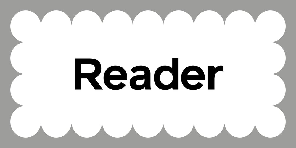 Reader font