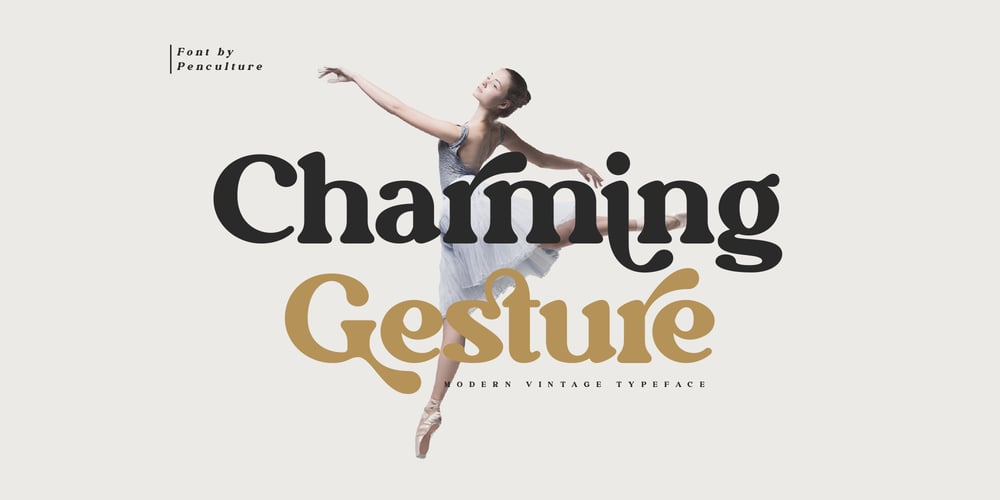 Charming Gesture font