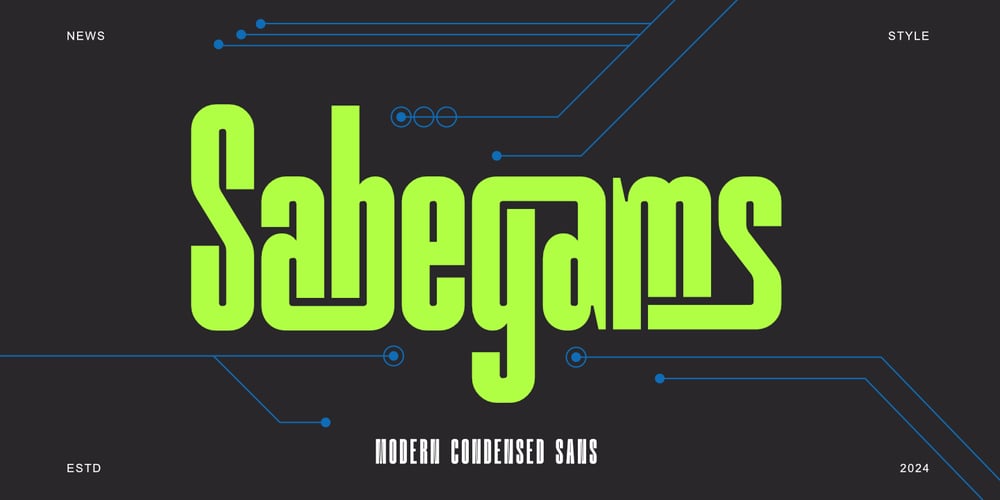 Sabegams font