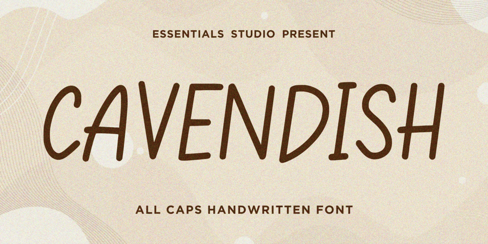 Cavendish font