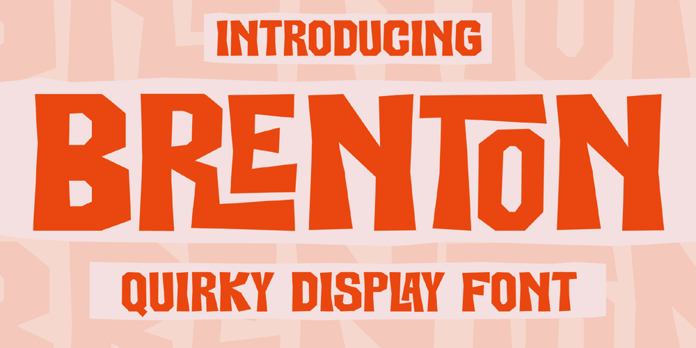 Brenton font