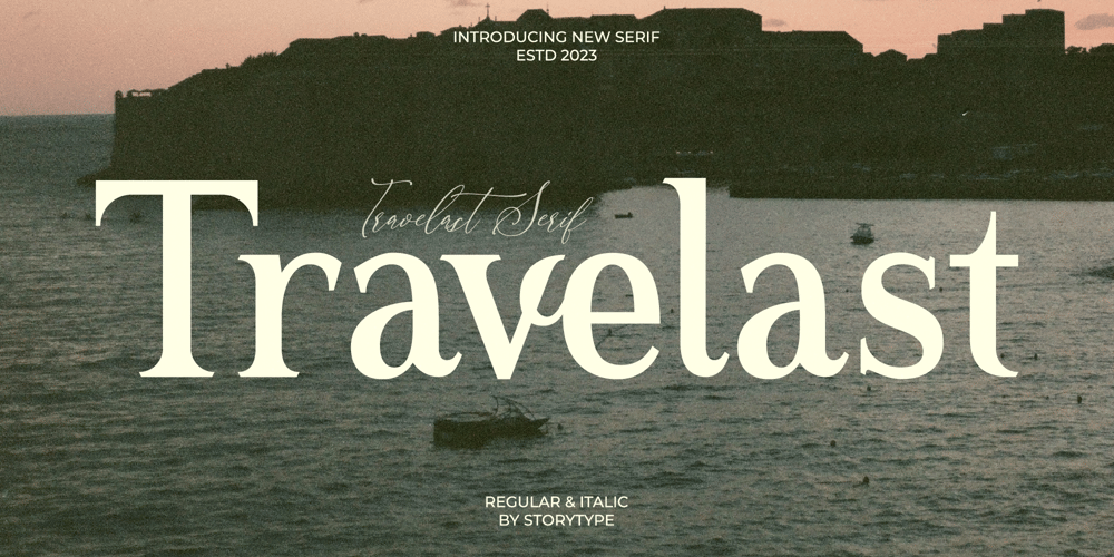 Travelast font