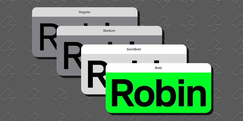Robin font