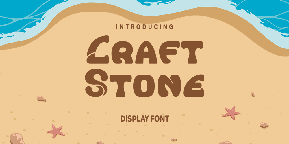 Craftstone font