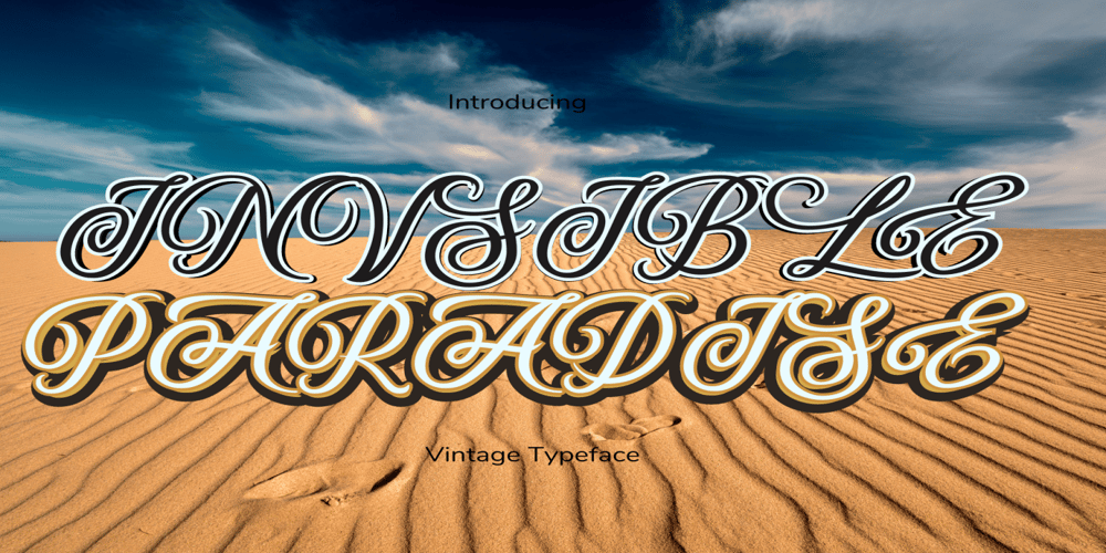 Infinity Paradise font