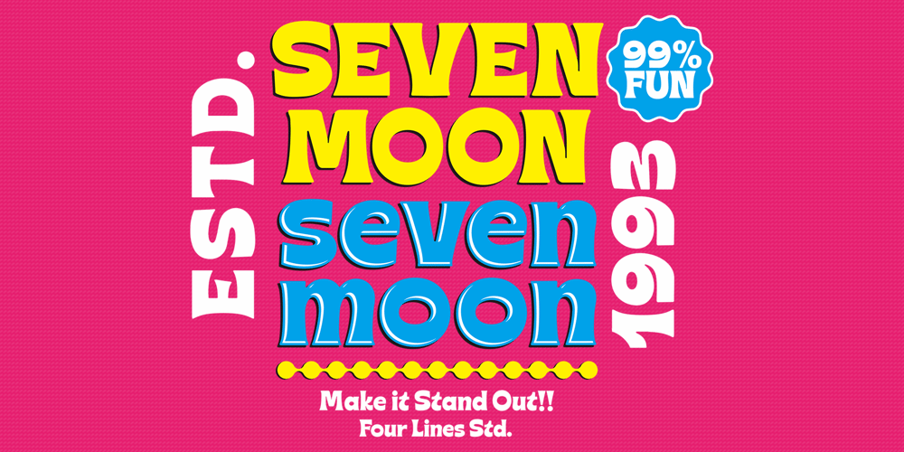 Seven Moon font