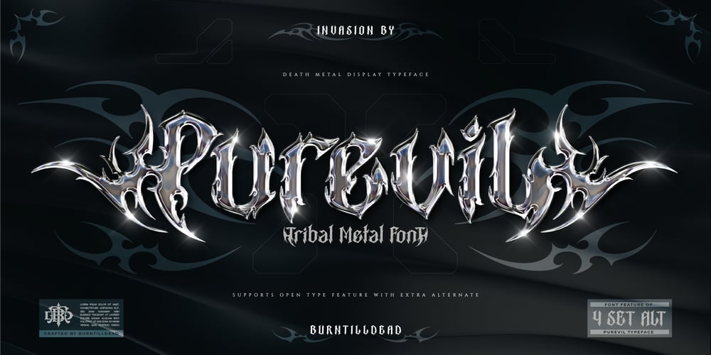 Purevil font
