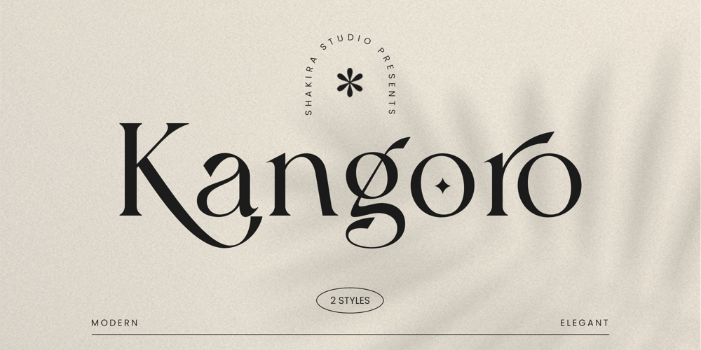 Kangoro font