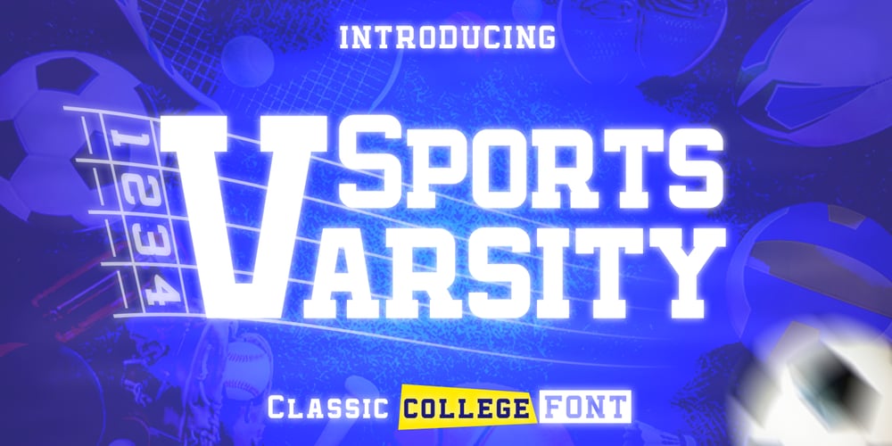 Sports Varsity font