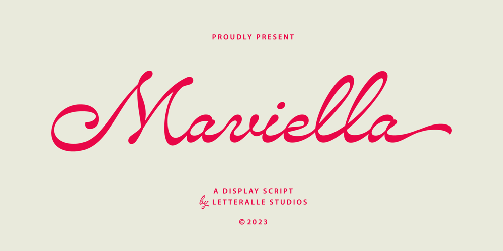 Maviella font