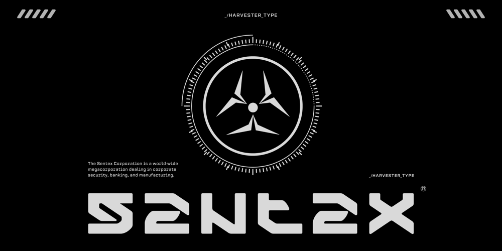 Sentex font