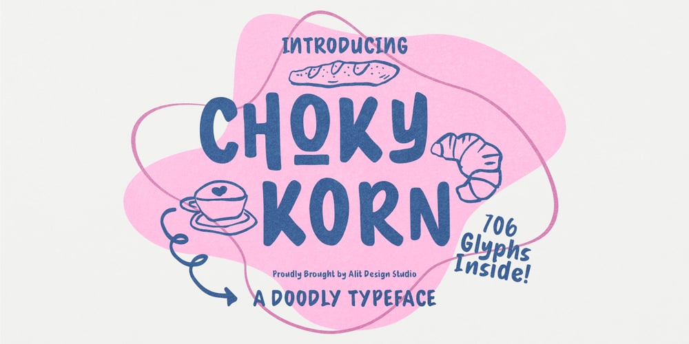 Choky Korn font