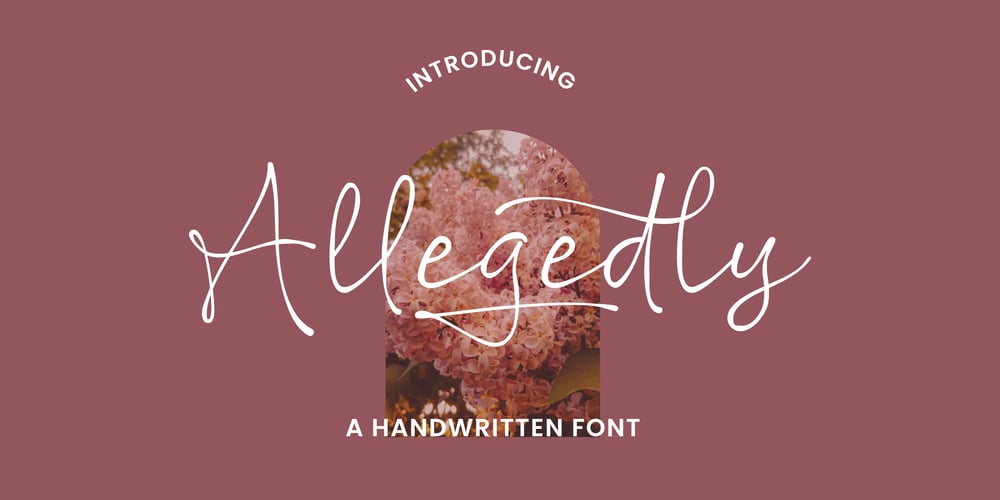 Allegedly font