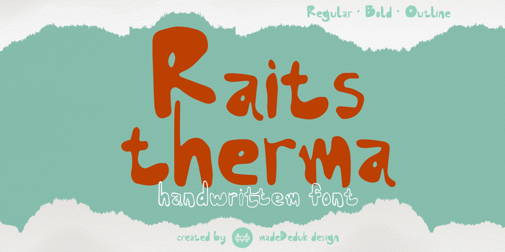 Raits Therma font