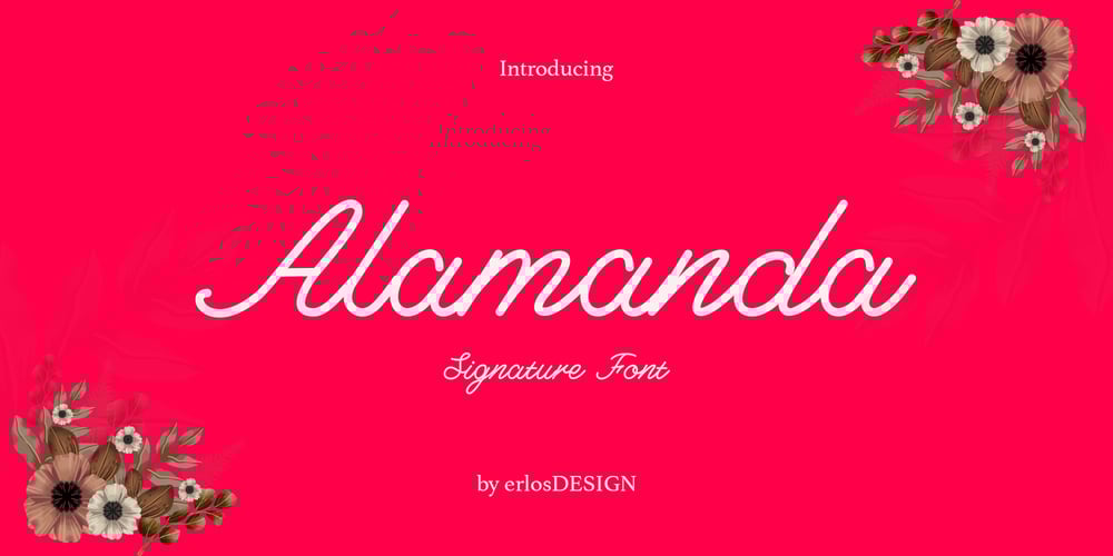 Alamanda font