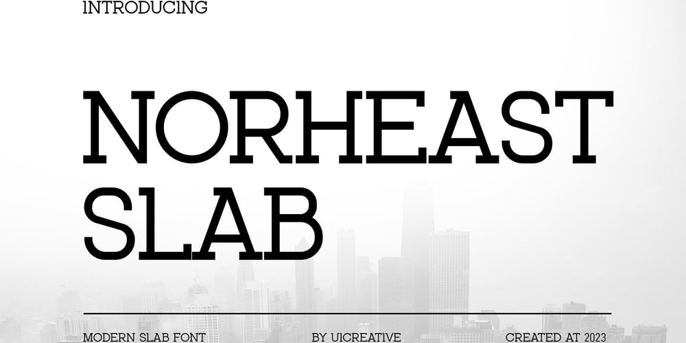 Norheastlab font