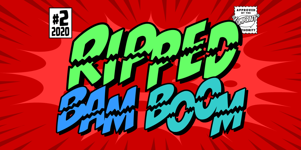 Ripped Bam Boom font
