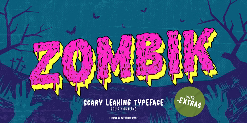 Zombik font