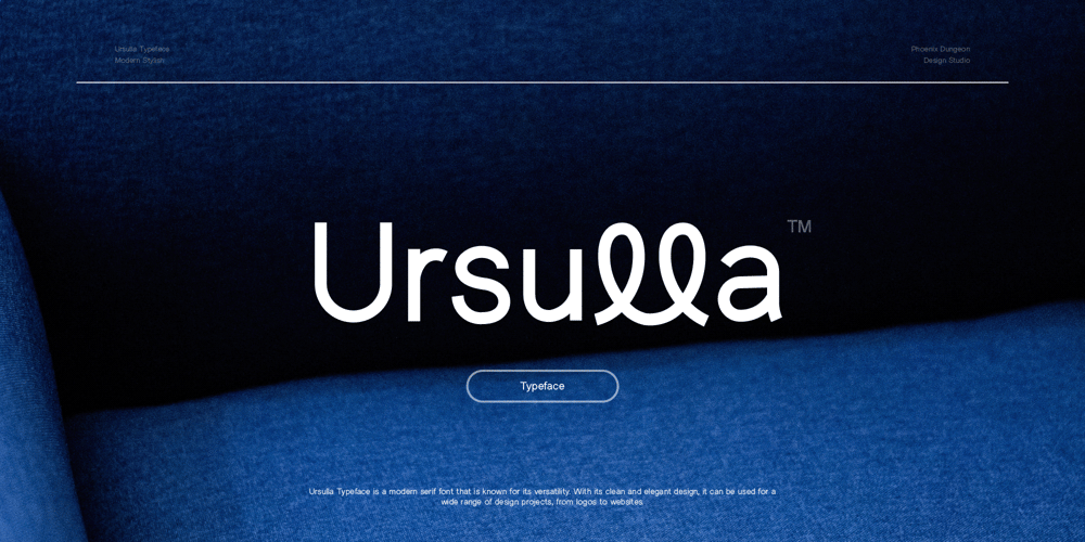 Ursulla font