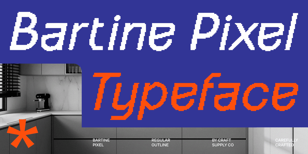 Bartine Pixel font
