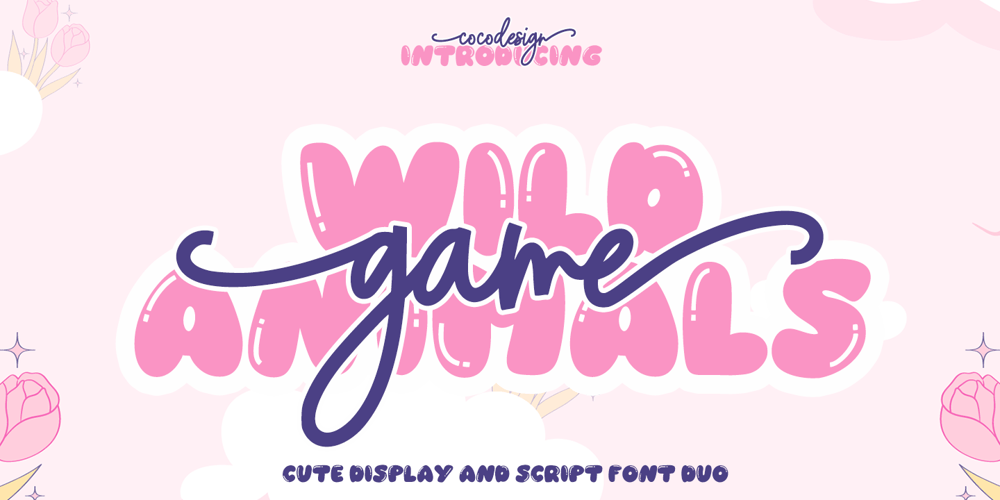 Wild game font