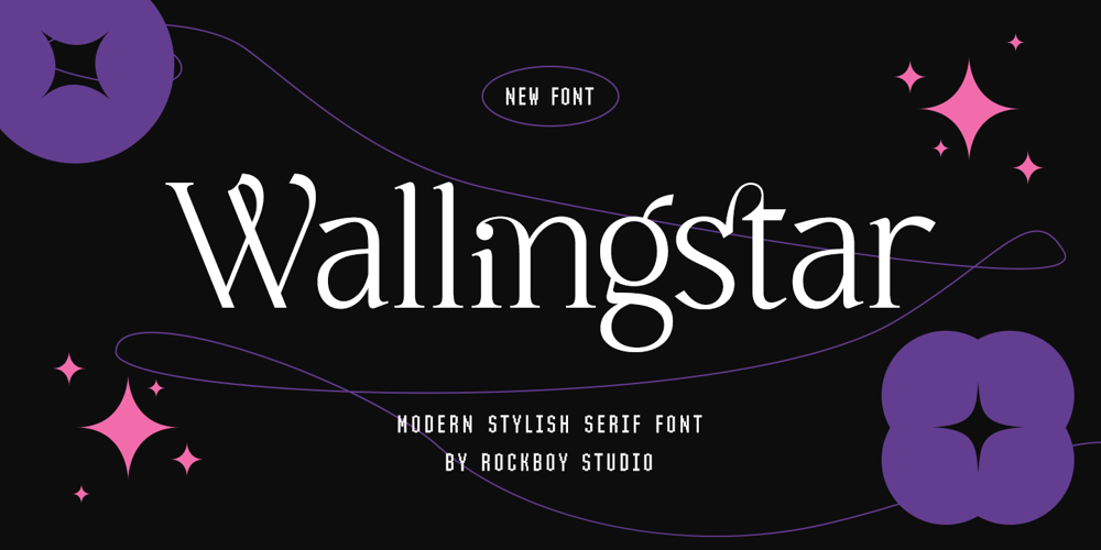 Wallingstar font