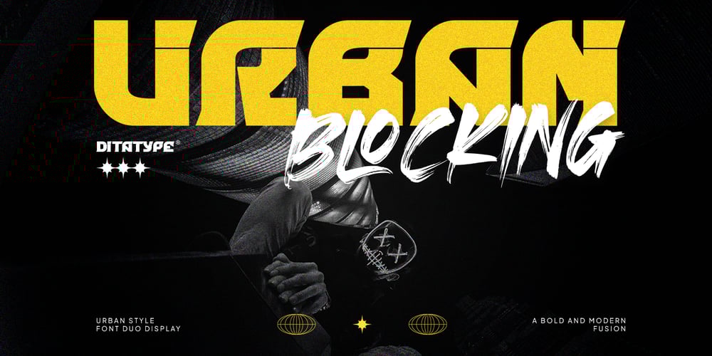Urban Blocking font