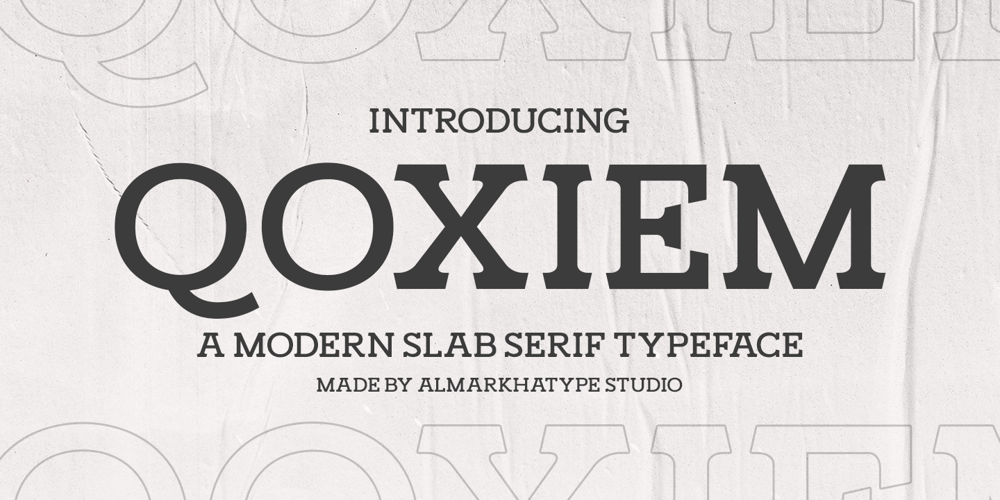 Qoxiem font
