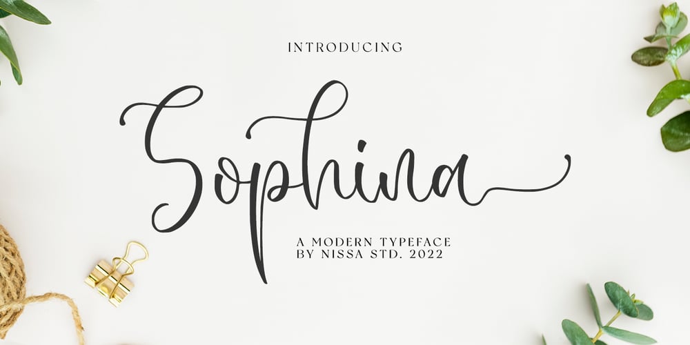 Sophina font