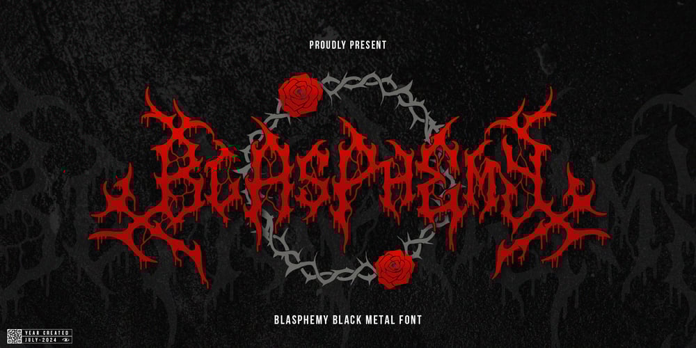 Blasphemy font