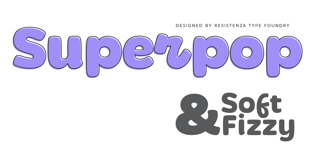 Superpop font