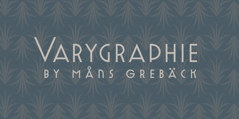 Varygraphie font