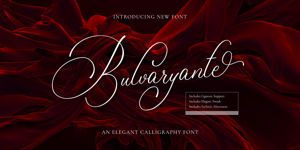 Bulvaryante font
