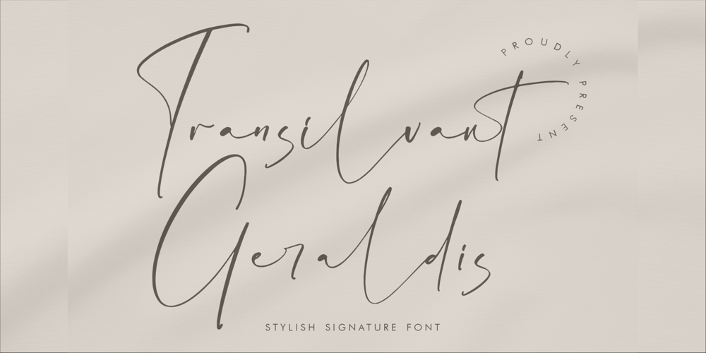 Transilvant Geraldis font