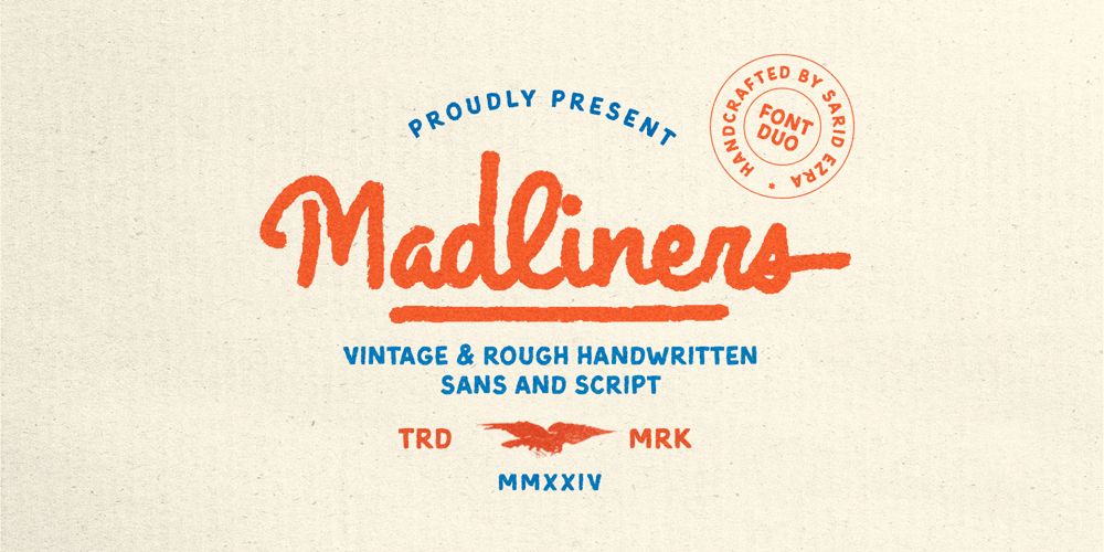 Madliners font