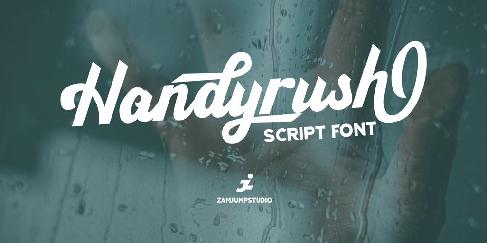 Handyrush font