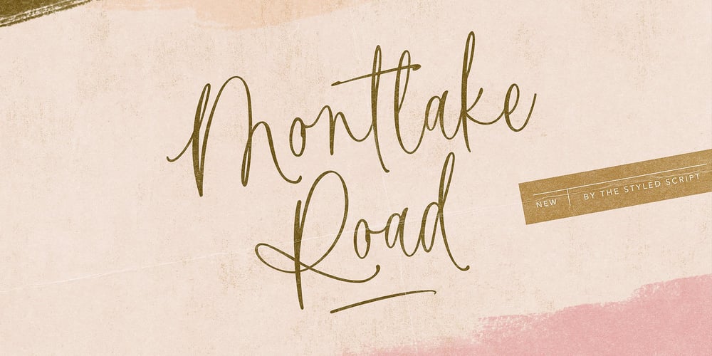 Montlake Road font