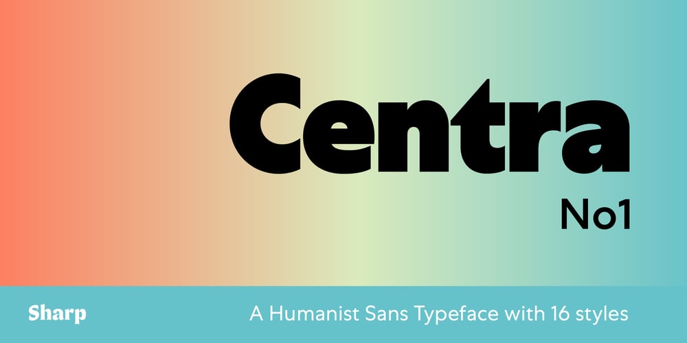 Centra No. 1 font