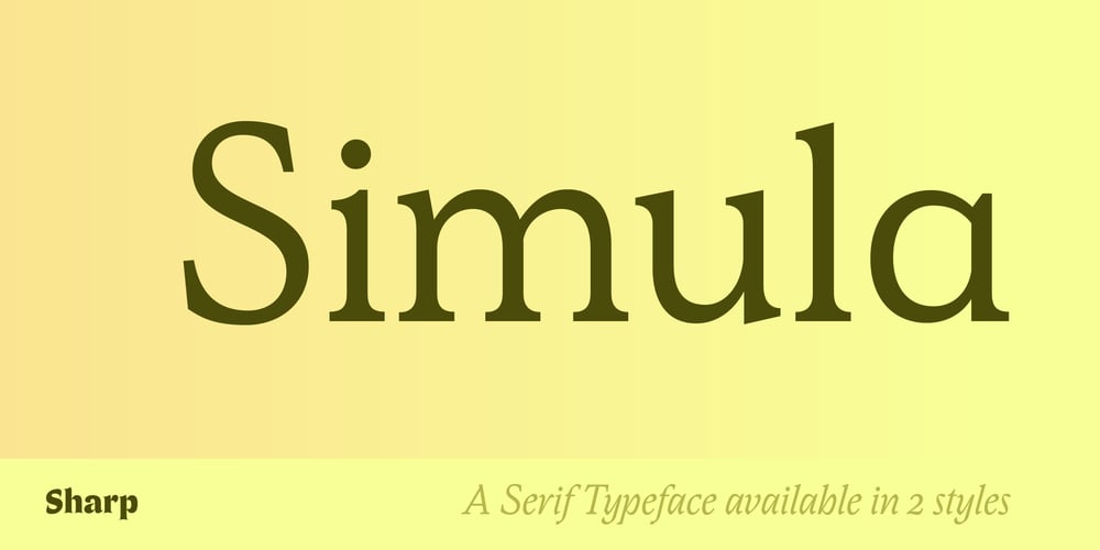 Simula font
