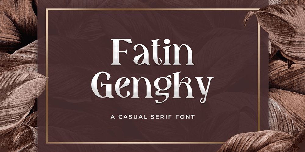 Fatin Gengky font