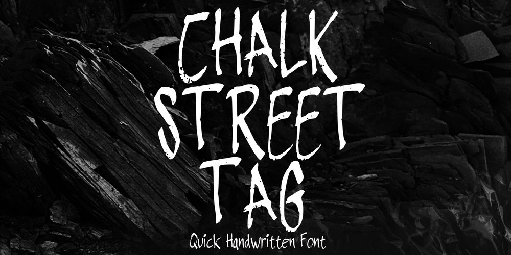 Chalk Street Tag font