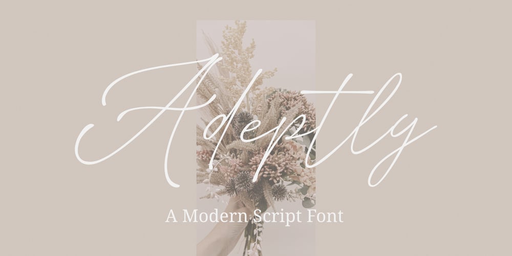 Adeptly font