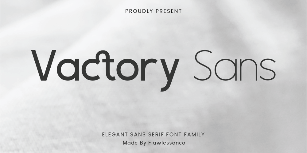 Vactory Sans font