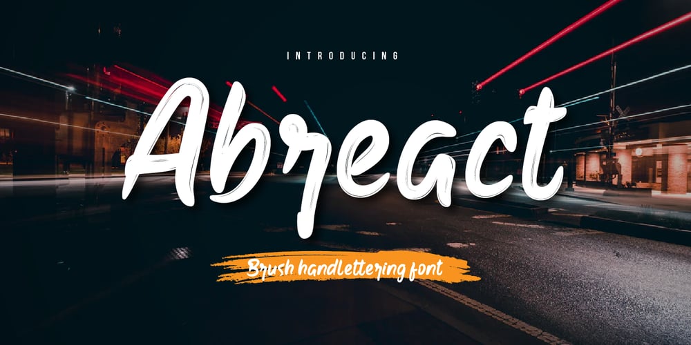 Abreact font
