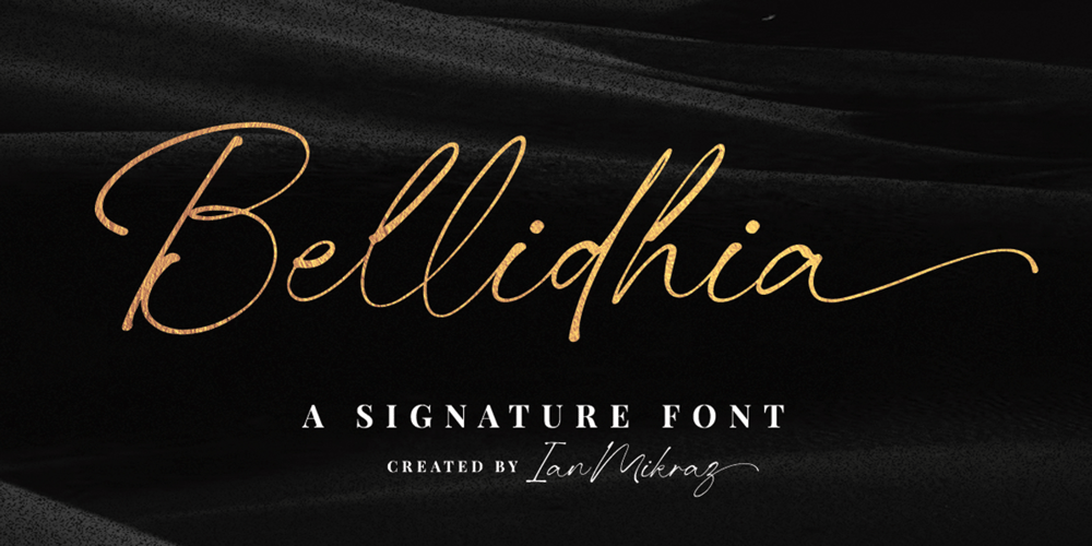 Bellidhia font