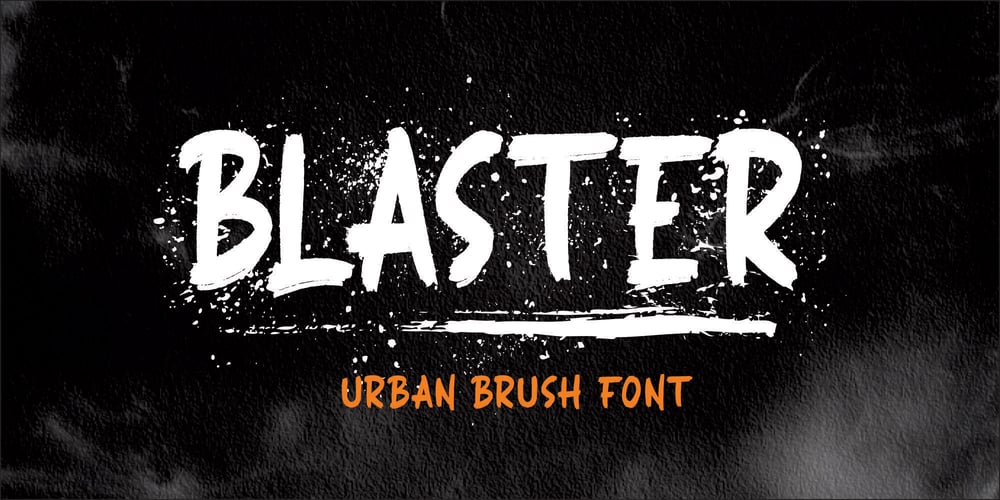 Blaster font