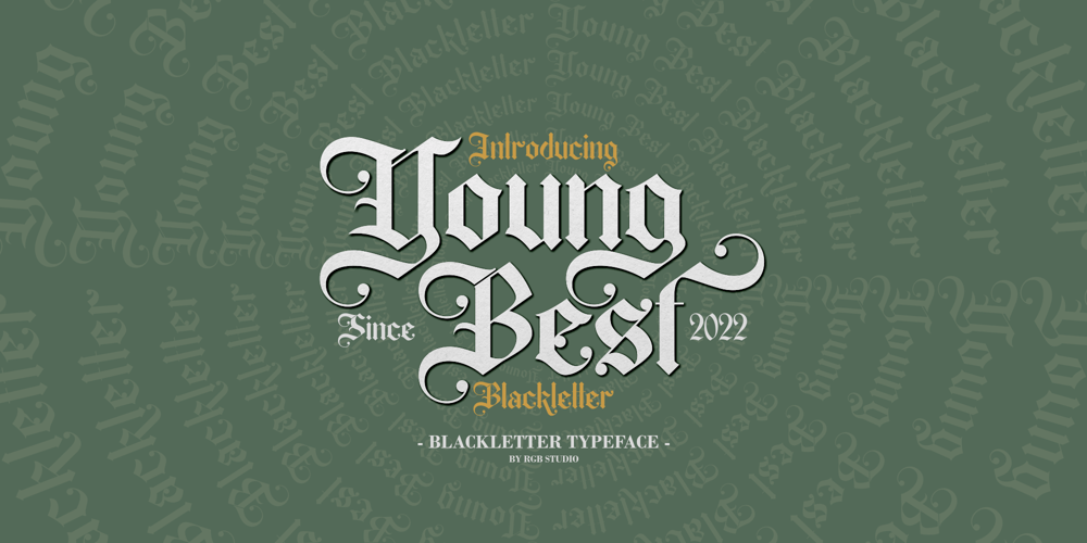 Young Best font